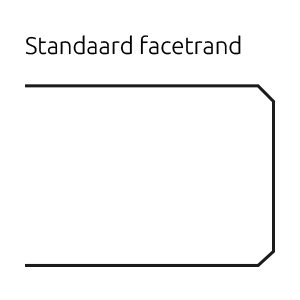 Standaard facetrand